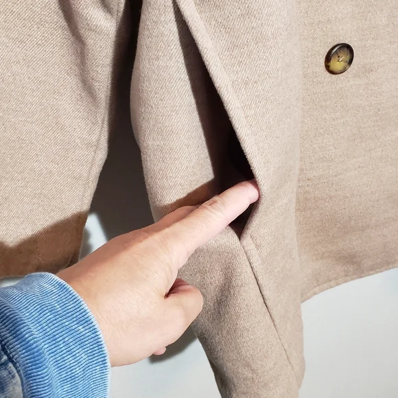 Free People Hannah Slouchy Blazer in Camel Jacket size medium - Picture 4 of 10